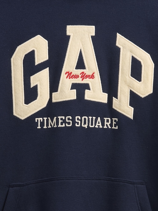 sweat à capuche vintage doux pour enfants nyc times square