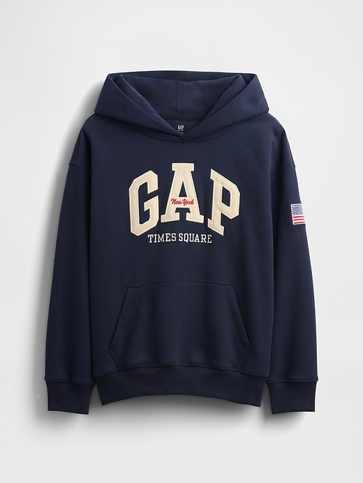 sweat à capuche vintage doux pour enfants nyc times square