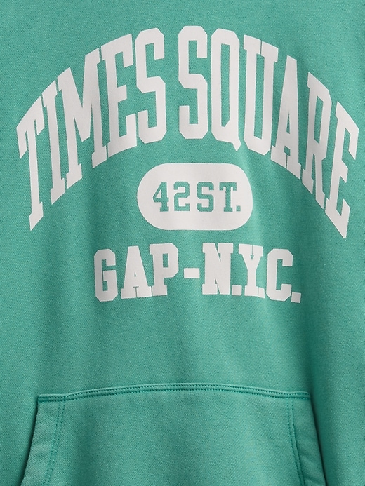 sweat à capuche vintage doux pour enfants nyc times square