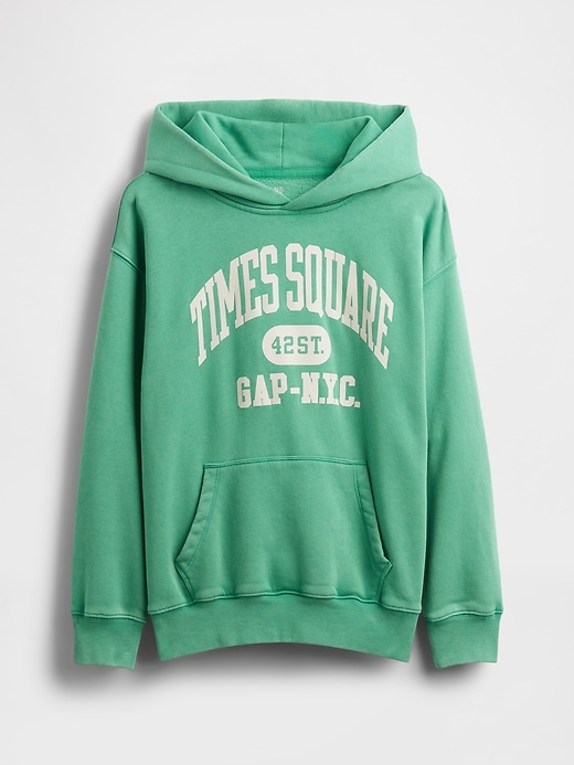 sweat à capuche vintage doux pour enfants nyc times square
