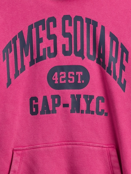sweat à capuche vintage doux pour enfants nyc times square