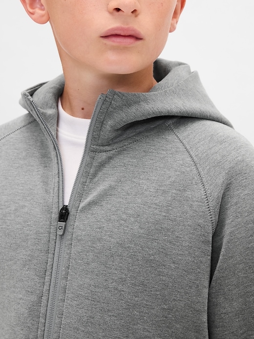 sweat à capuche zippé gapfit tech à séchage rapide pour enfants