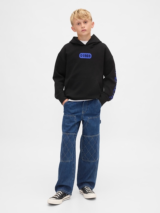 sweat à capuche gapfit tech quick-dry pour enfants