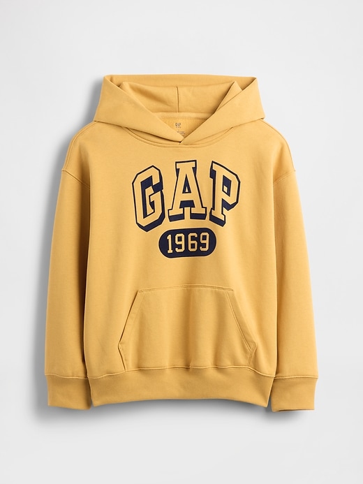sweat à capuche vintage pour enfants avec logo soft