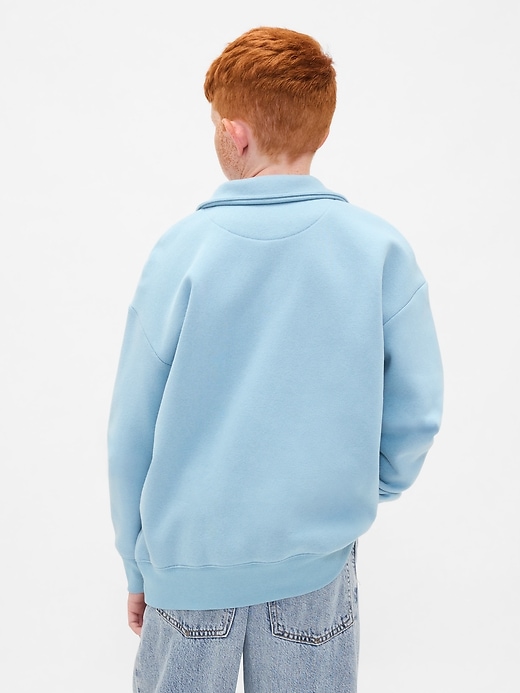 pull à col zippé vintagesoft pour enfants