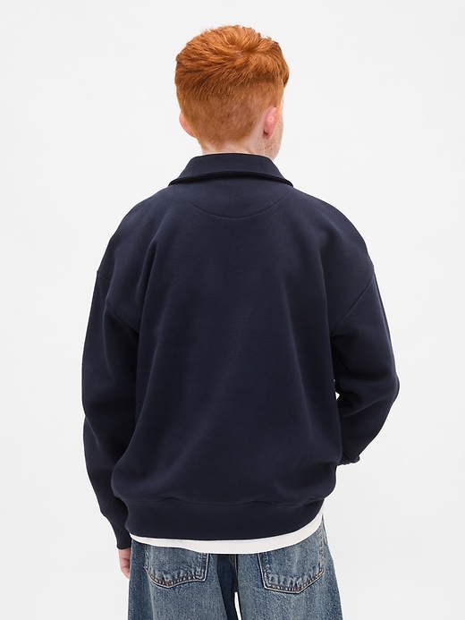 pull à col zippé vintagesoft pour enfants