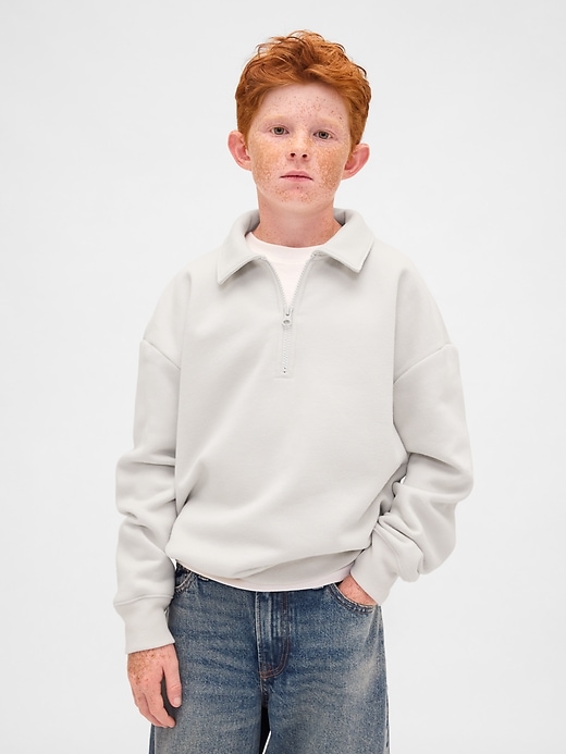 pull à col zippé vintagesoft pour enfants