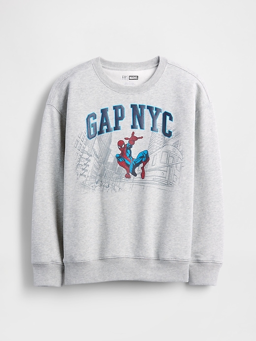 sweat-shirt vintage pour enfants avec logo marvel