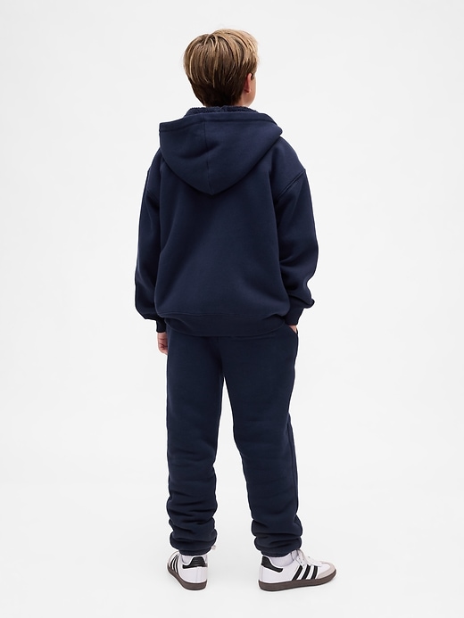pantalon de jogging confortable doublé en sherpa pour enfants