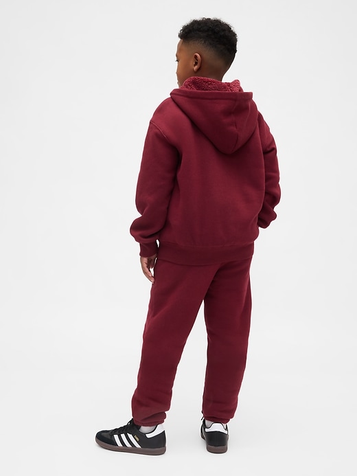 pantalon de jogging confortable doublé en sherpa pour enfants