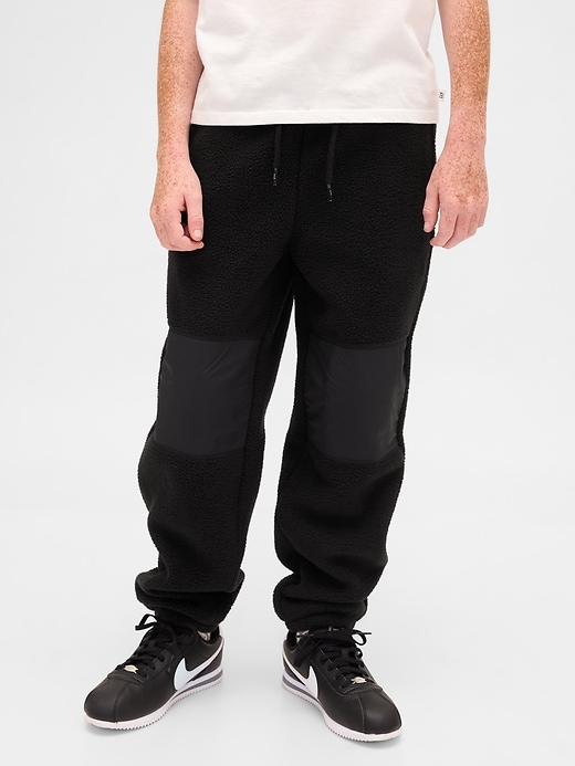 pantalon de jogging sherpa décontracté pour enfants