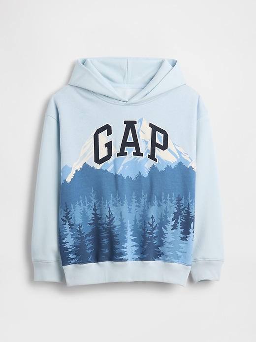sweat à capuche pour enfants avec logo graphique