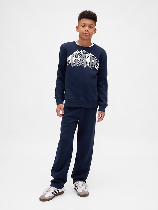 pantalon de survêtement slim pour enfants avec logo