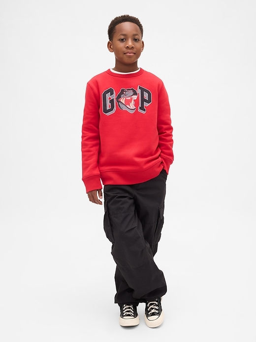 sweat-shirt enfant avec logo graphique