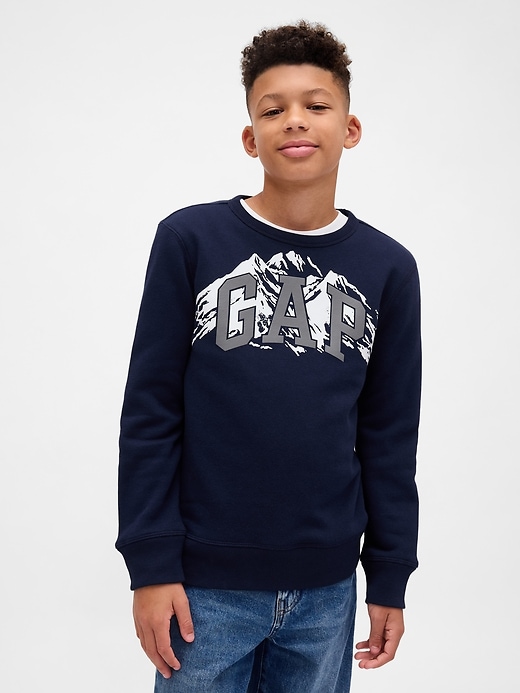 sweat-shirt enfant avec logo graphique