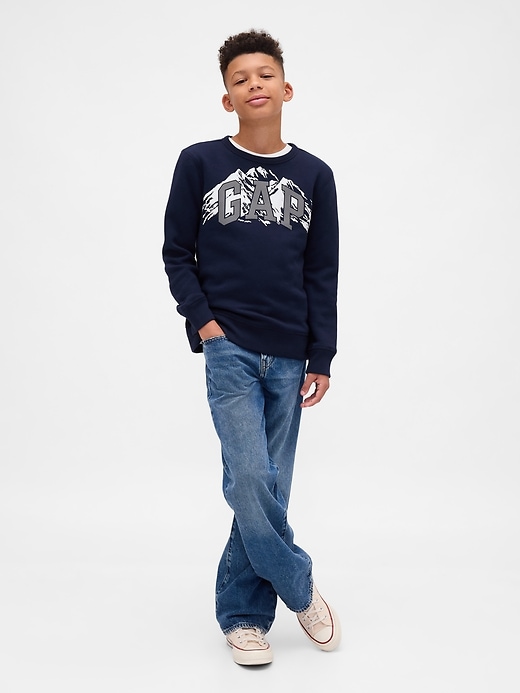 sweat-shirt enfant avec logo graphique