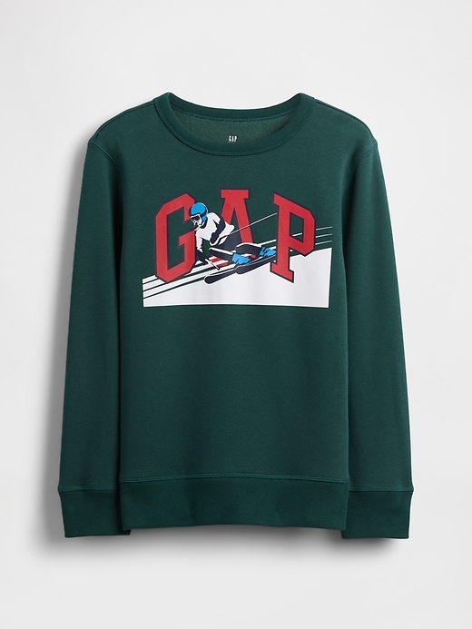 sweat-shirt enfant avec logo graphique