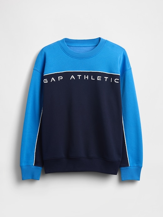 sweat-shirt enfant vintagesoft à logo colorblock