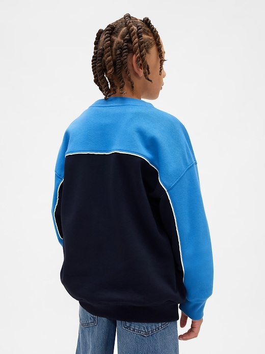 sweat-shirt enfant vintagesoft à logo colorblock