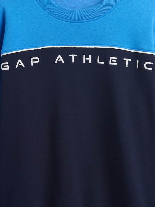 sweat-shirt enfant vintagesoft à logo colorblock
