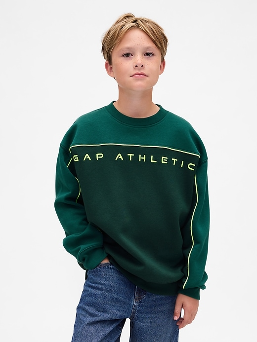 sweat-shirt enfant vintagesoft à logo colorblock