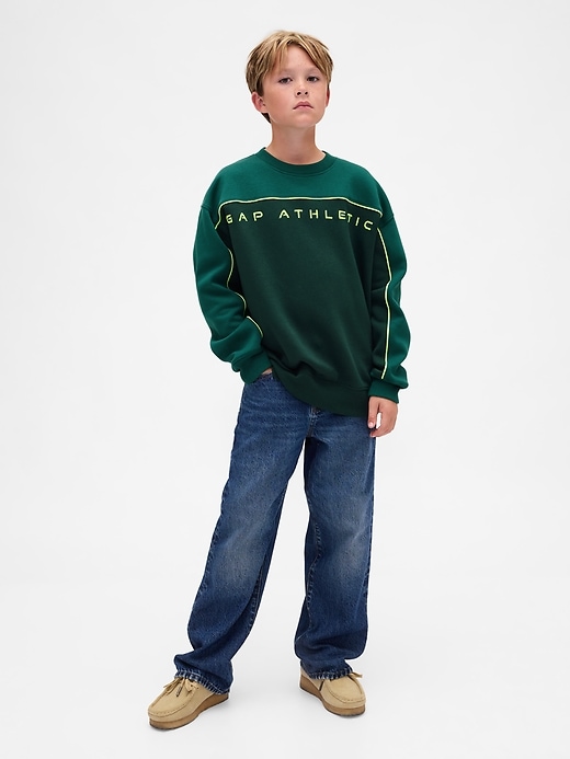 sweat-shirt enfant vintagesoft à logo colorblock