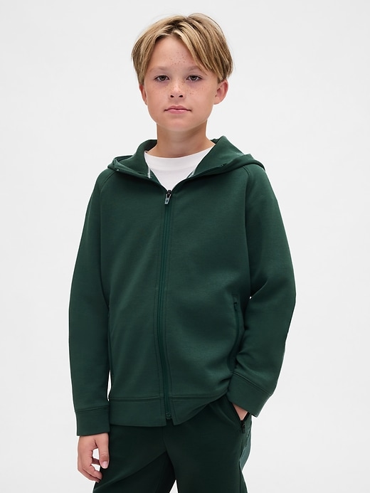 sweat à capuche zippé gapfit tech pour enfants
