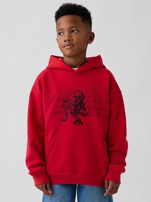 sweat à capuche décontracté marvel vintage pour enfants