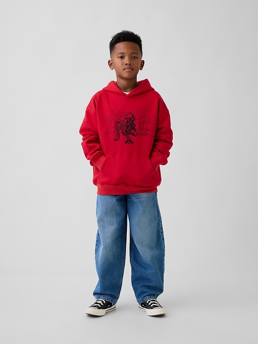 sweat à capuche décontracté marvel vintage pour enfants