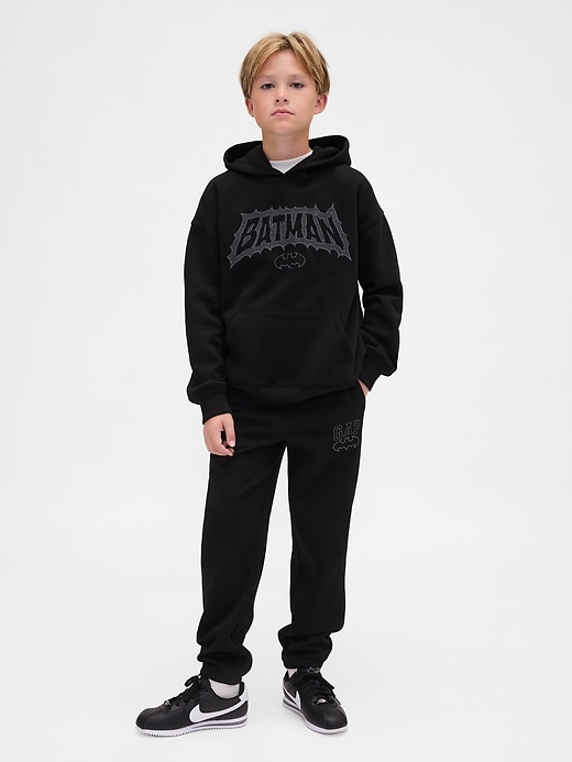 pantalon de jogging vintage doux pour enfants avec logo batman
