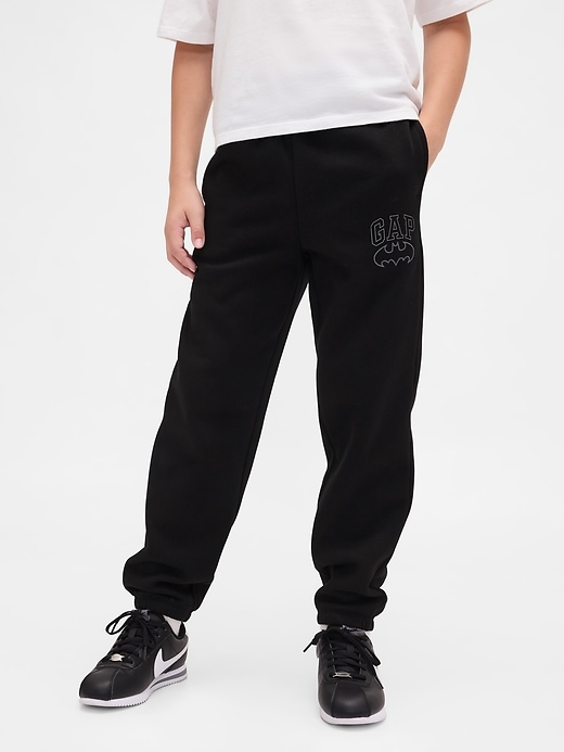 pantalon de jogging vintage doux pour enfants avec logo batman