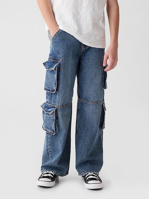 jeans cargo baggy pour enfants