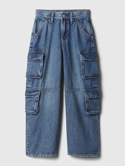 jeans cargo baggy pour enfants