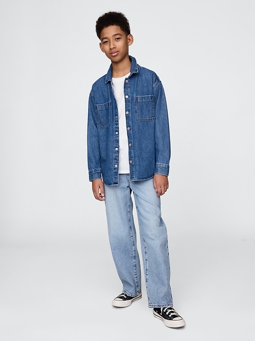jeans baggy ultra-doux pour enfants