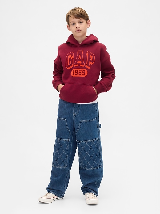 jeans de charpentier amples et confortables pour enfants