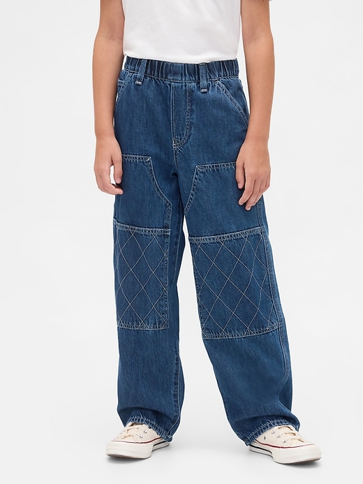 jeans de charpentier amples et confortables pour enfants