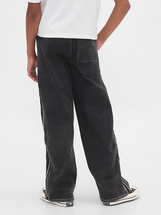 jeans décontractés en maille pour enfants