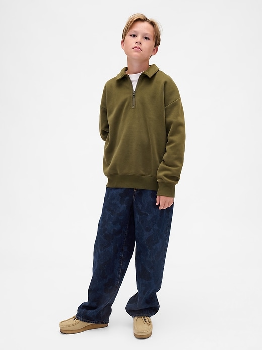 jeans amples camouflage pour enfants