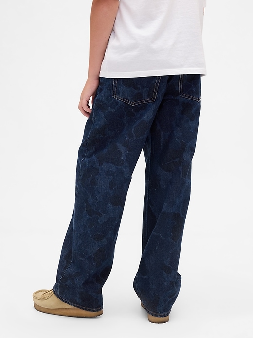 jeans amples camouflage pour enfants