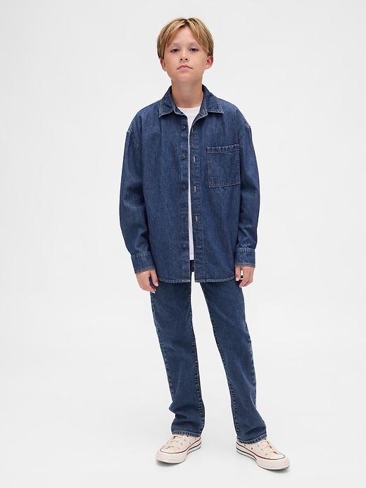jeans droits pour enfants