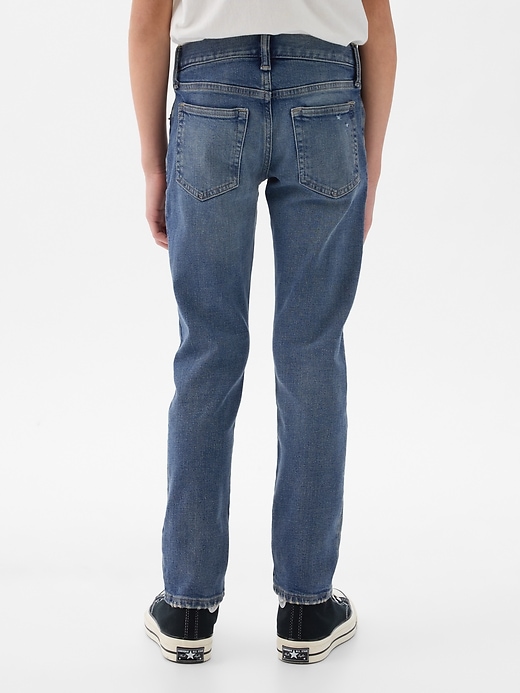 jeans slim pour enfants à déchirer et réparer