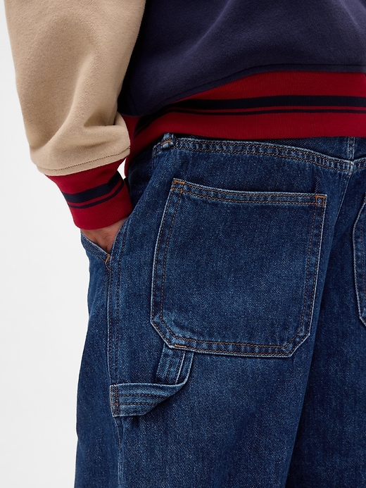 jean ample de charpentier doublé de flanelle pour enfants stranger things