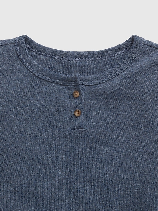 ensemble pyjama henley en coton biologique pour enfants