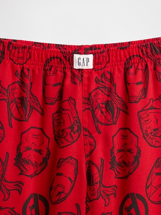 pantalon de pyjama en flanelle recyclée marvel pour enfants