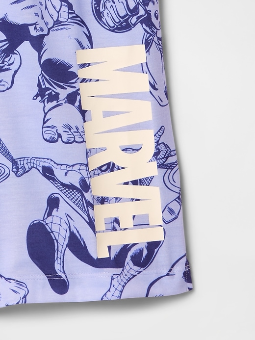 short de pyjama recyclé marvel pour enfants