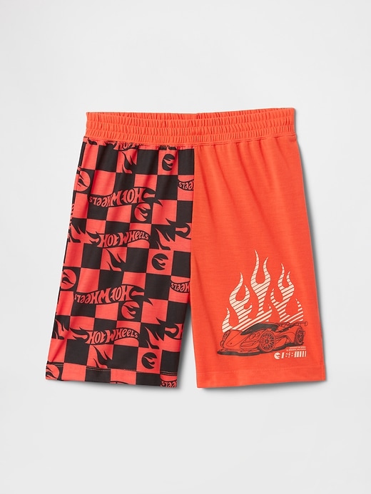 short de pyjama recyclé hot wheels pour enfants