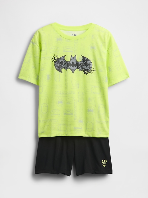 ensemble short de pyjama batman recyclé pour enfants