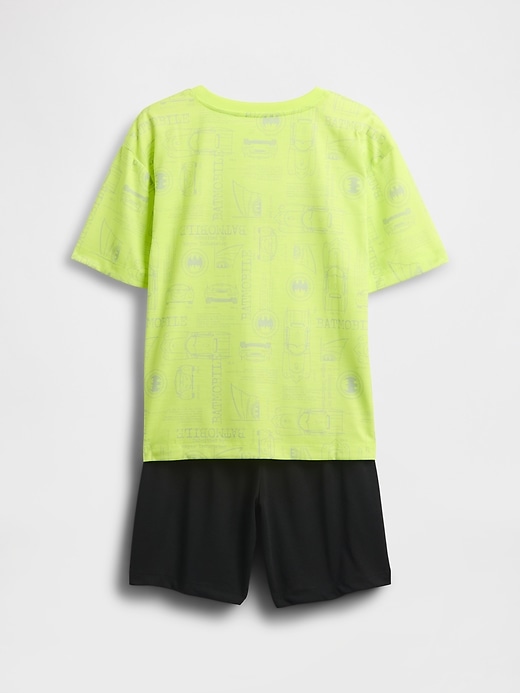 ensemble short de pyjama batman recyclé pour enfants