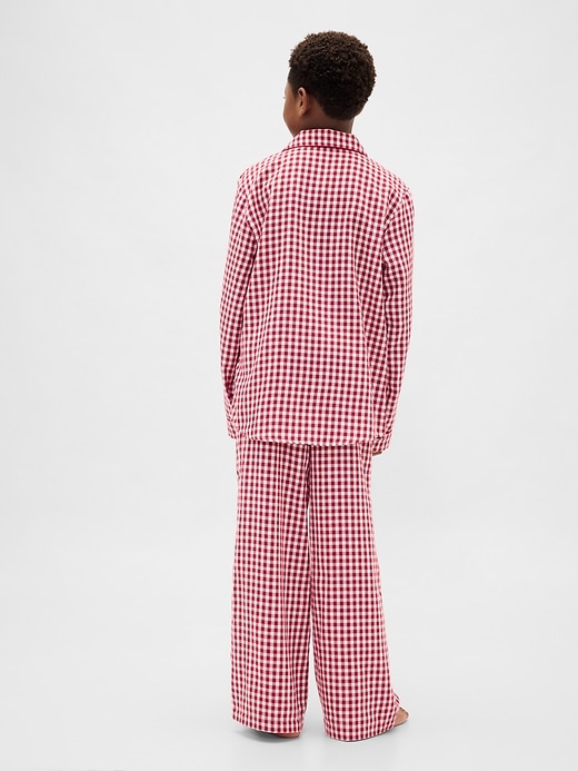 ensemble pyjama en flanelle recyclée pour enfants