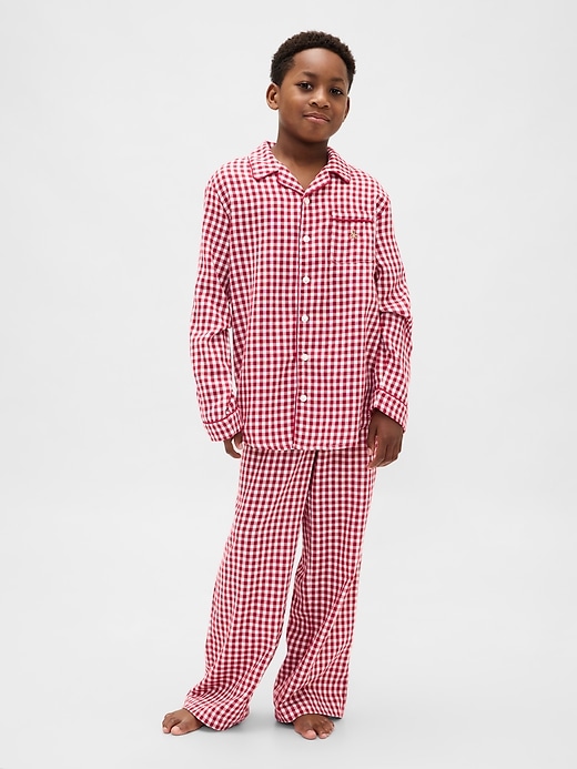 ensemble pyjama en flanelle recyclée pour enfants